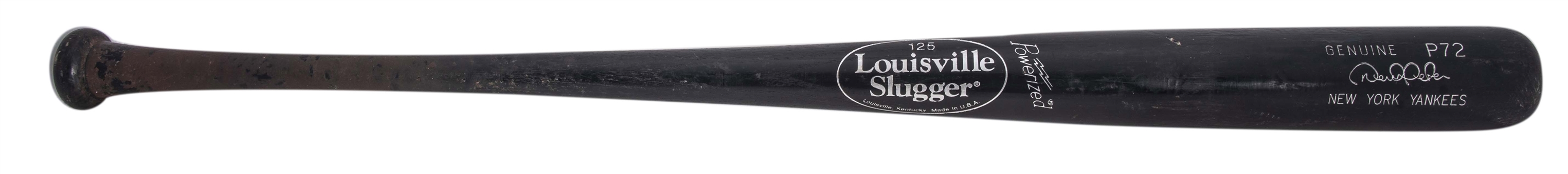 2005-2006 Alex Rodriguez Game Used Derek Jeter Louisville Slugger P72 Model Bat (PSA/DNA GU 8)